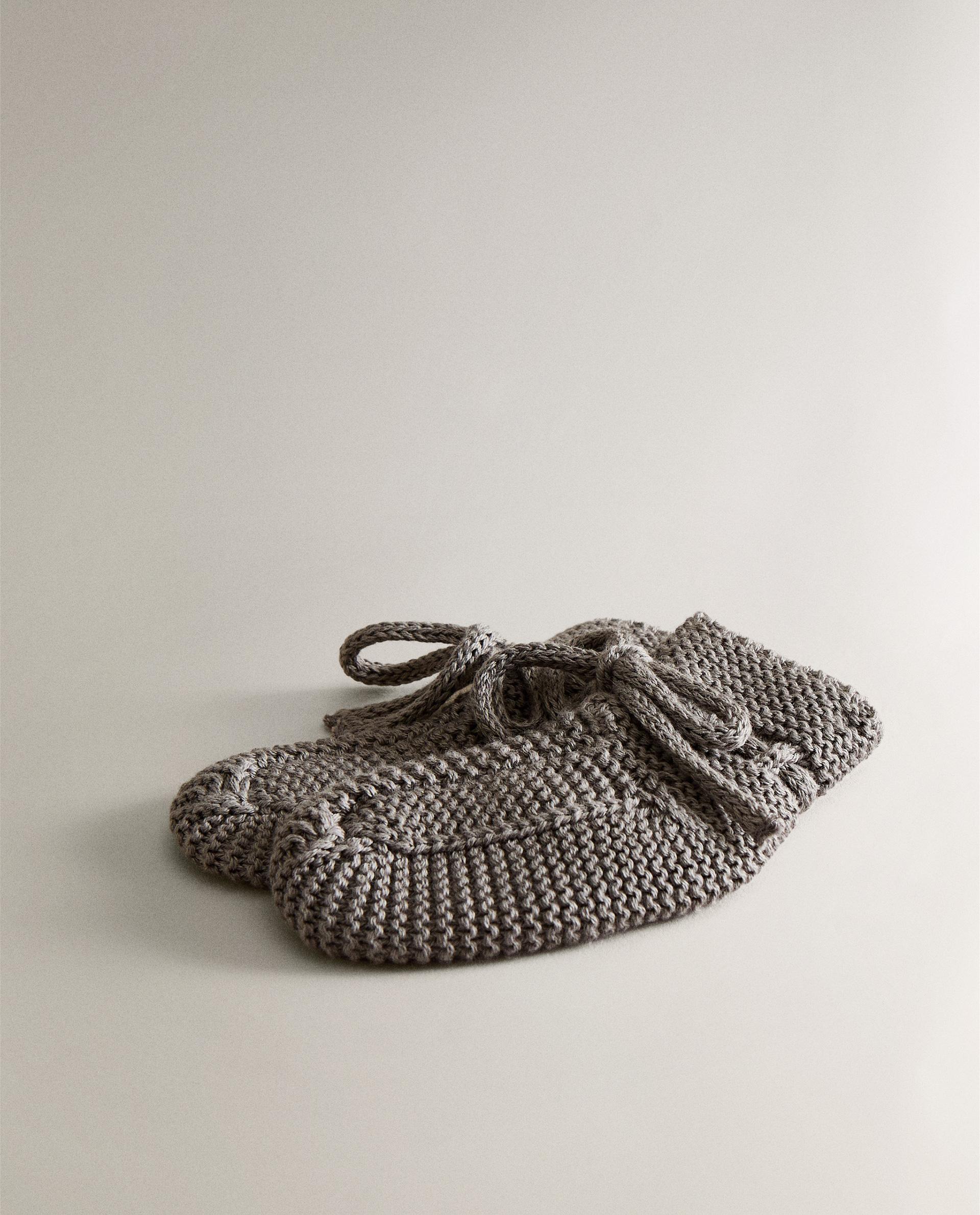 CHILDREN'S CHUNKY KNIT BOOTIES