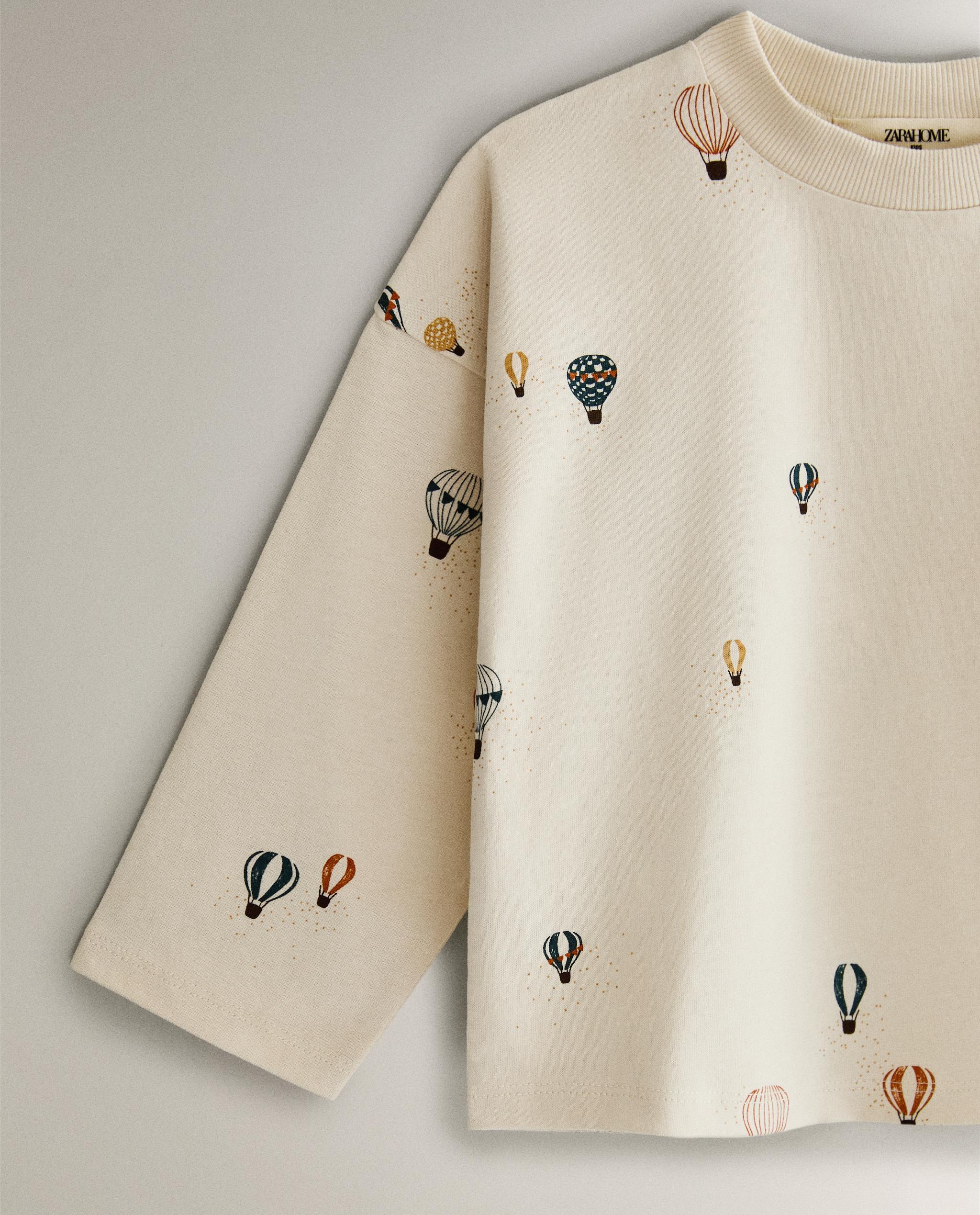 KIDS' BALLOON COTTON JERSEY SET OF PYJAMAS product thumbnail 5