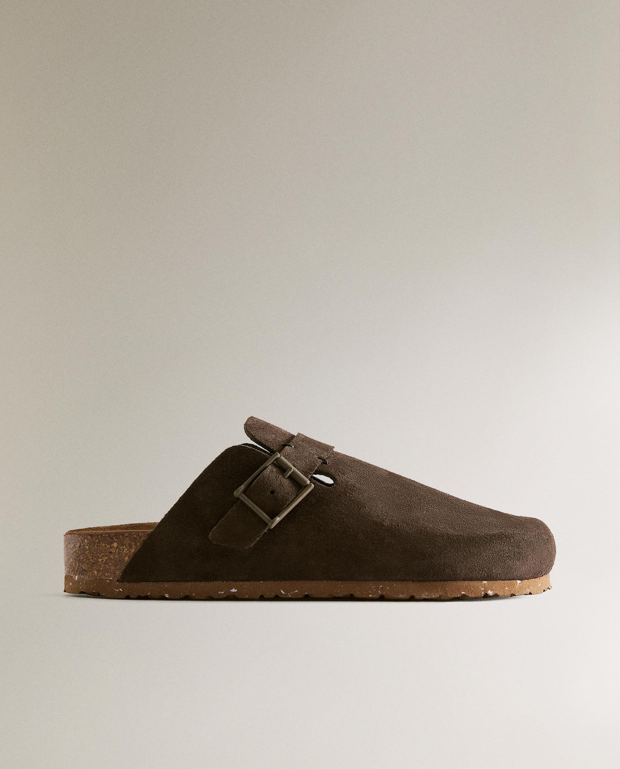 レザーサボ バックル バックステッチディテール | Zara Home 日本/Japan