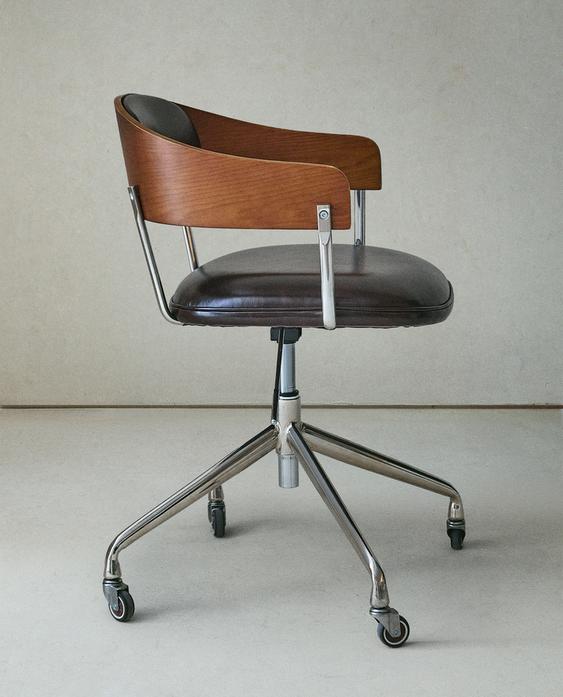 CHAISE DE BUREAU À ROULETTES