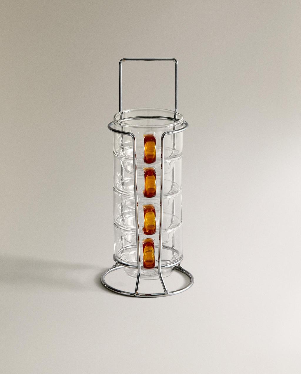 TORRE CHÁVENAS BOROSSILICATO ASA COLORIDA (CONJUNTO DE 4)