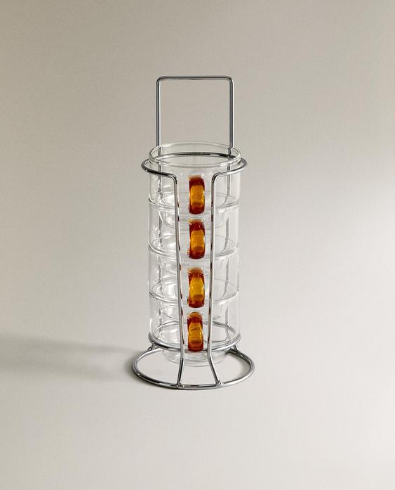 TOUR DE TASSES EN BOROSILICATE ANSE DE COULEUR (ENSEMBLE DE 4) TOUR DE TASSES EN BOROSILICATE ANSE DE COULEUR (ENSEMBLE DE 4)