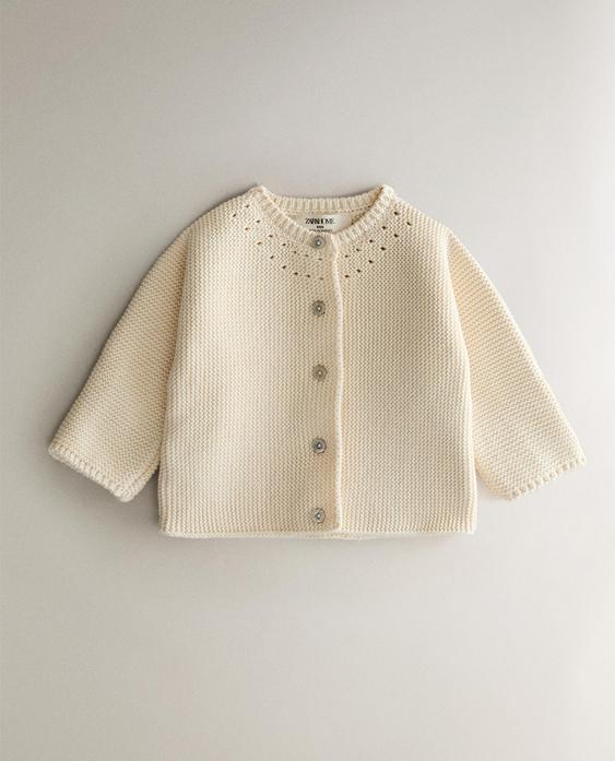 VESTE BÉBÉ EN MAILLE