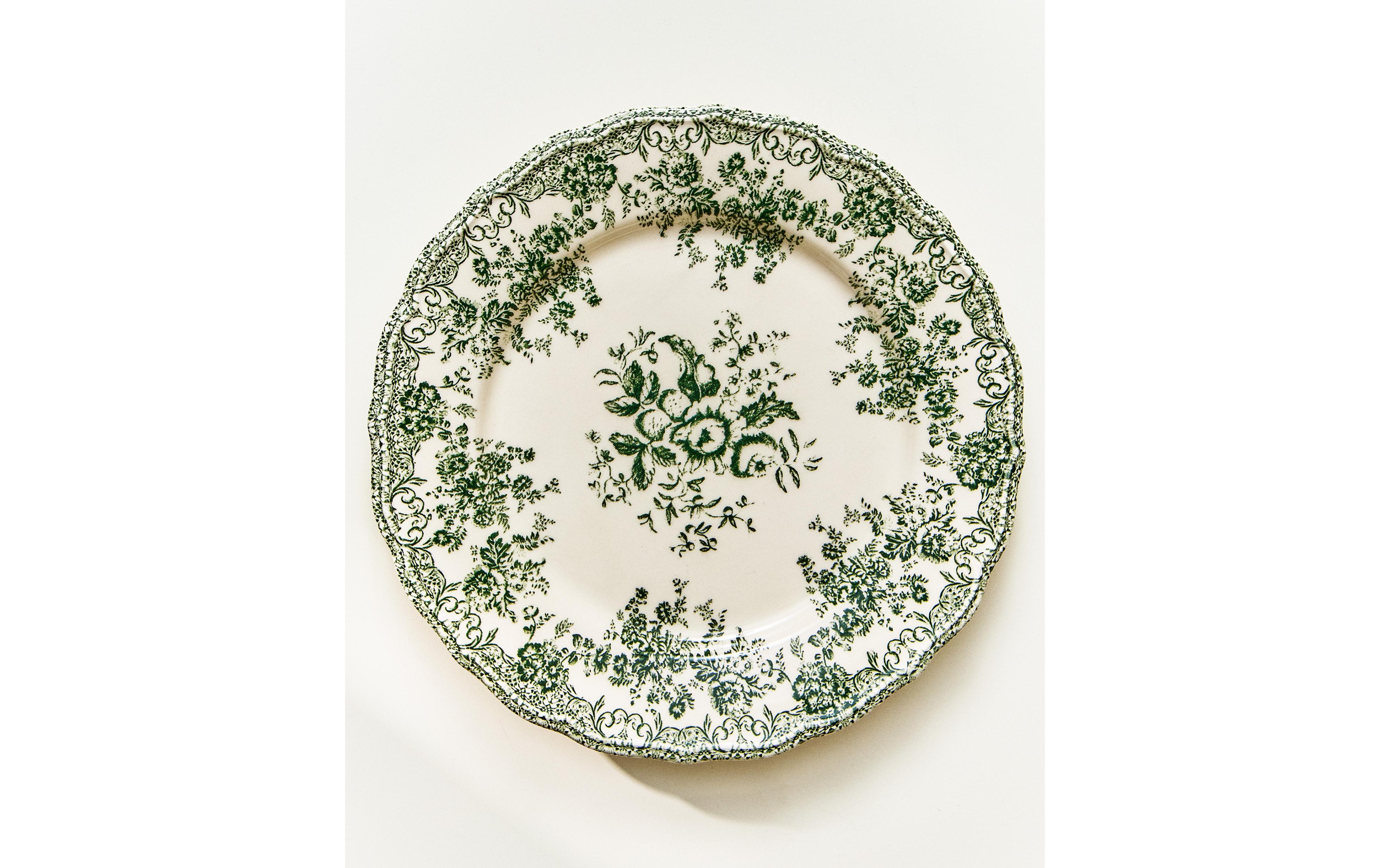 FLORAL EARTHENWARE DINNER PLATE | Zara Home United States of America