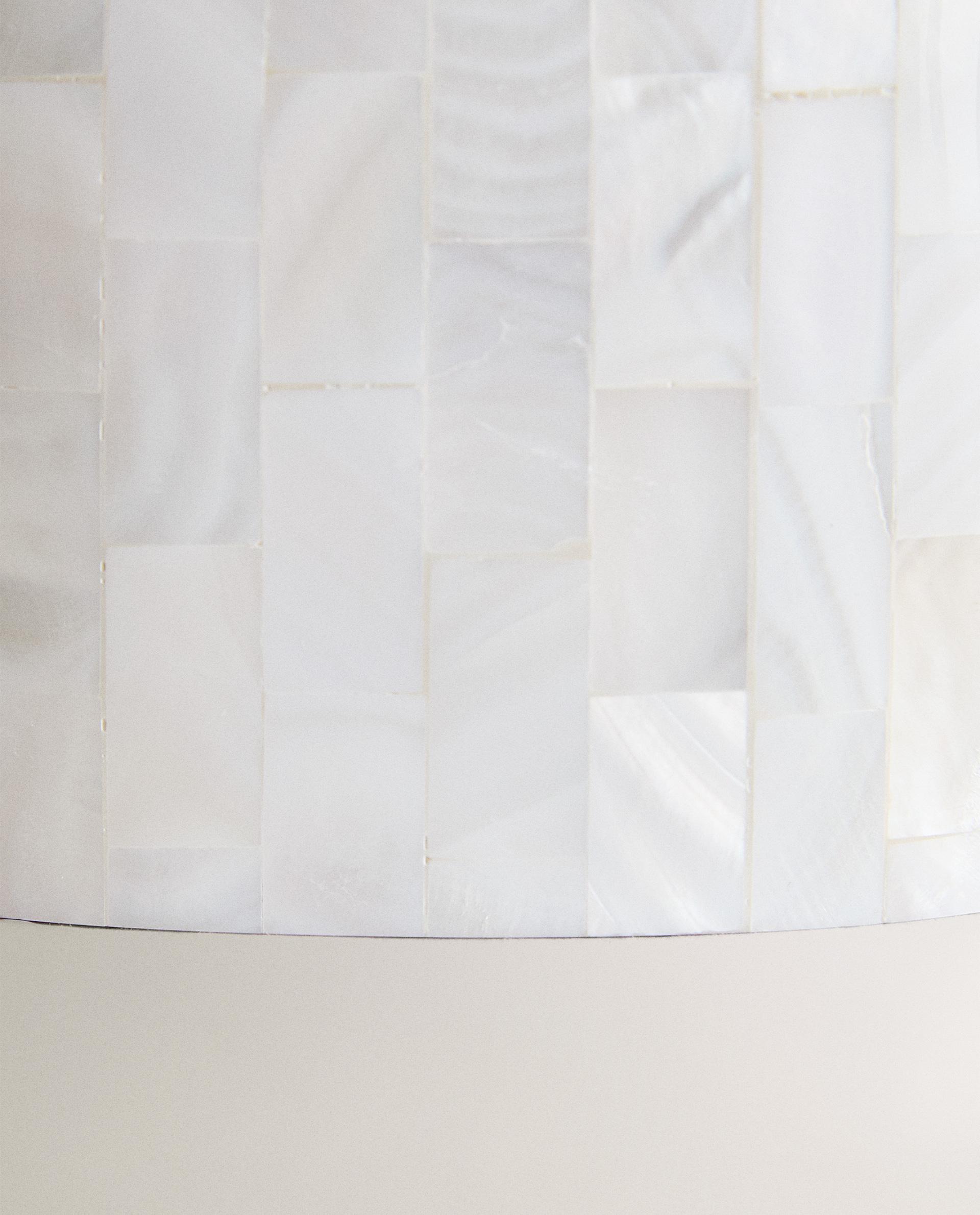MOTHER-OF-PEARL BATHROOM ORGANISER JAR product thumbnail 3