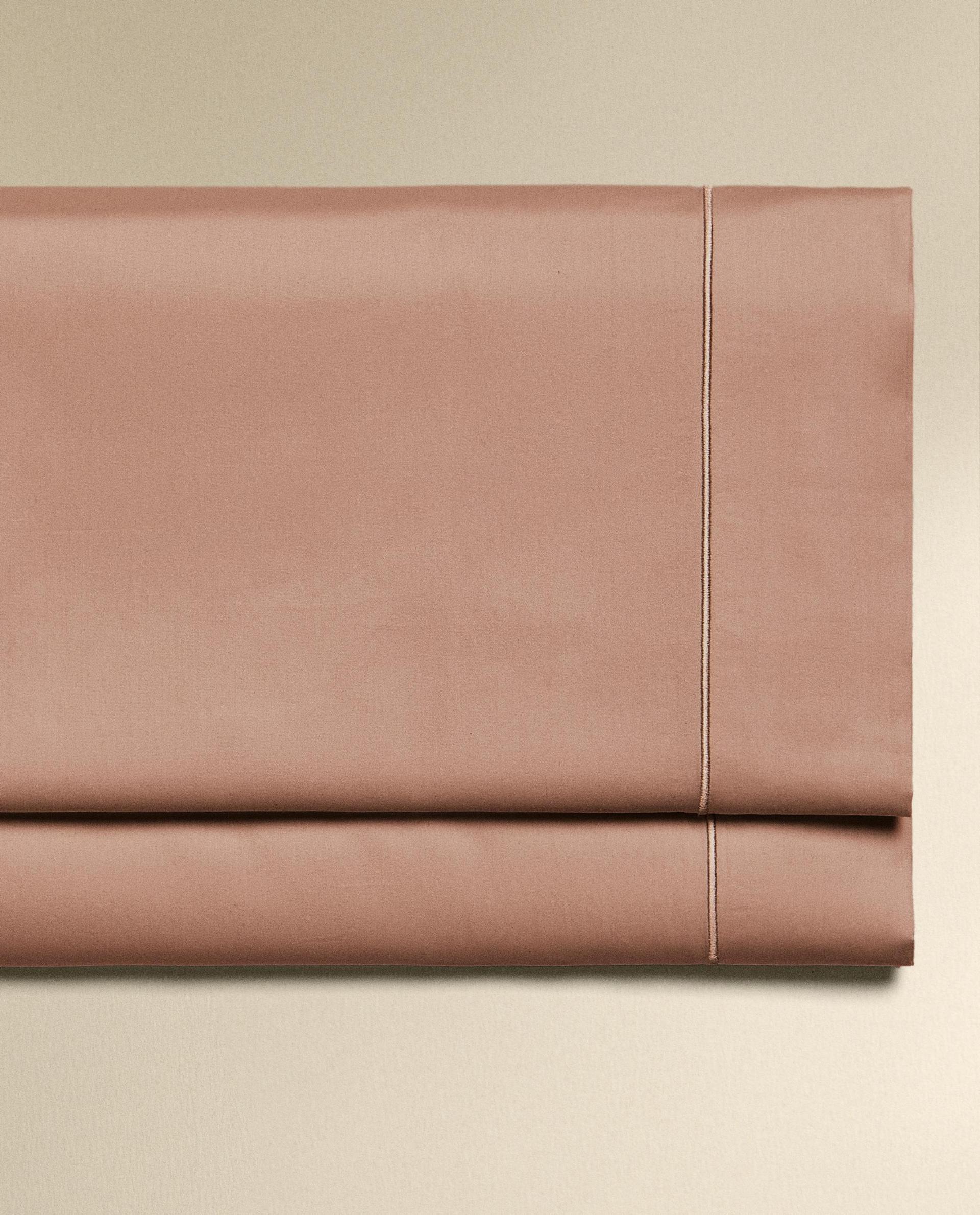 SATEEN FLAT SHEET WITH TRIM (300 THREAD COUNT) SATEEN FLAT SHEET WITH TRIM (300 THREAD COUNT)