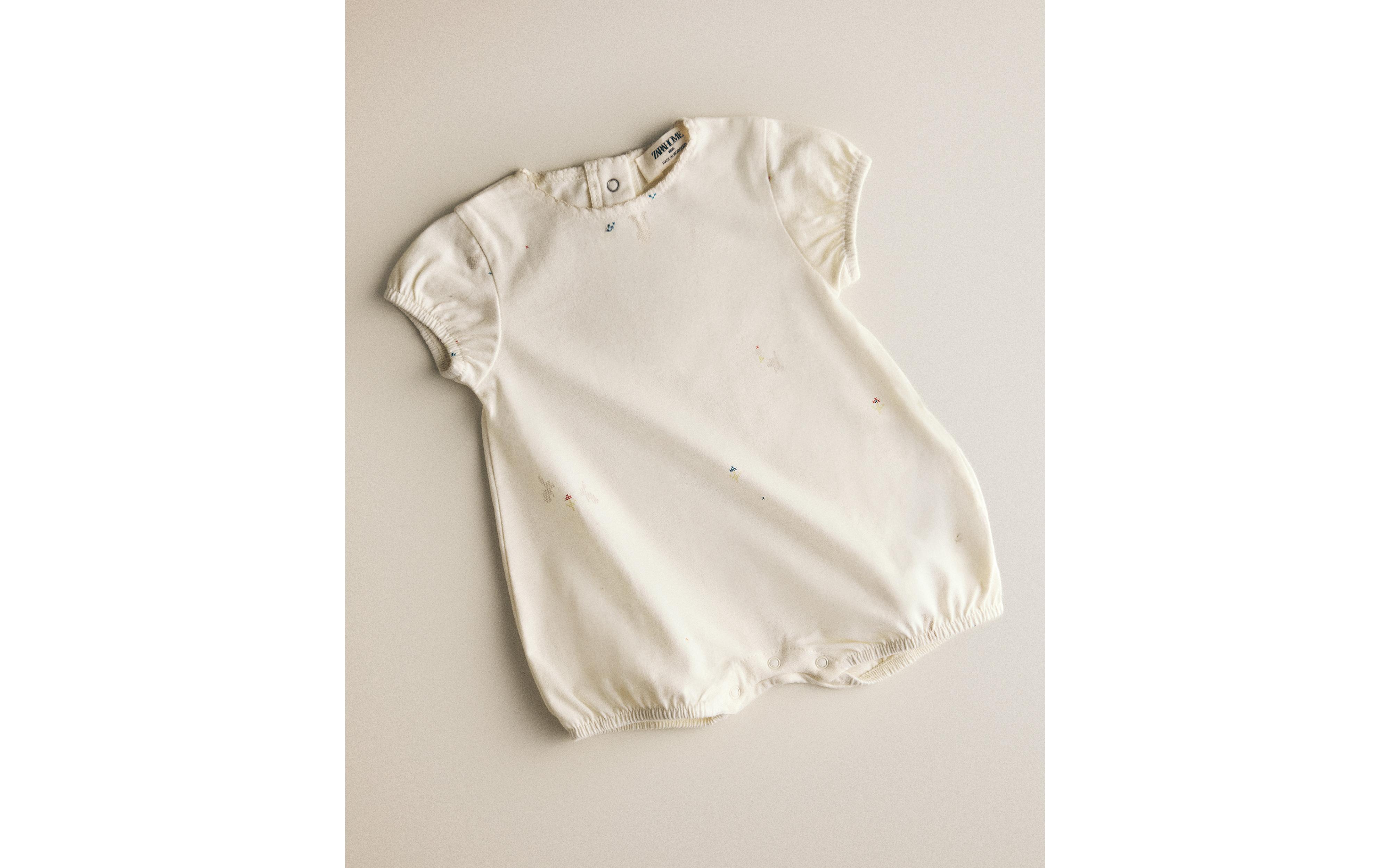 CHILDREN'S RABBIT AND FLORAL ROMPER product thumbnail 8