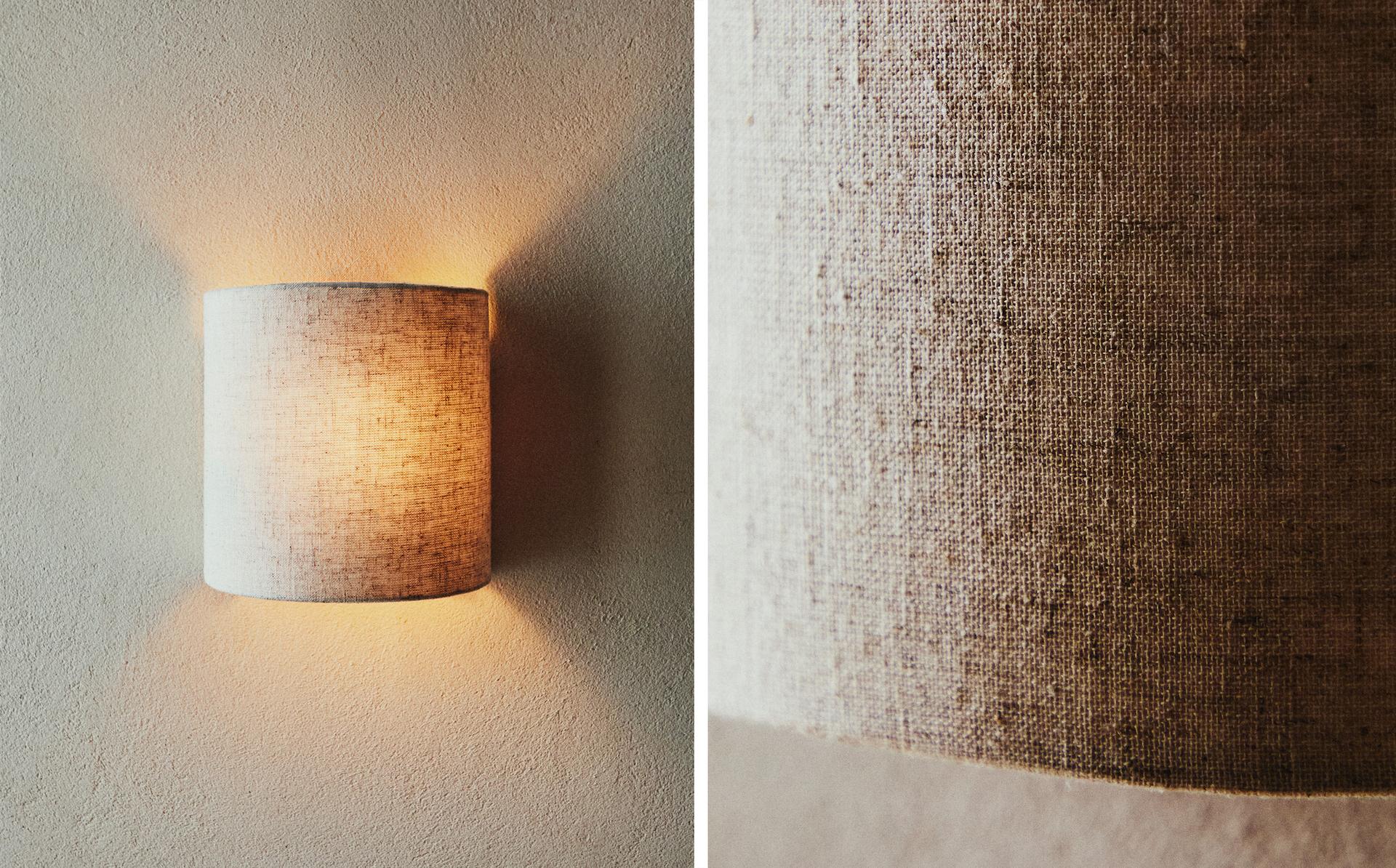 LINNEN LAMP | WANDLAMP