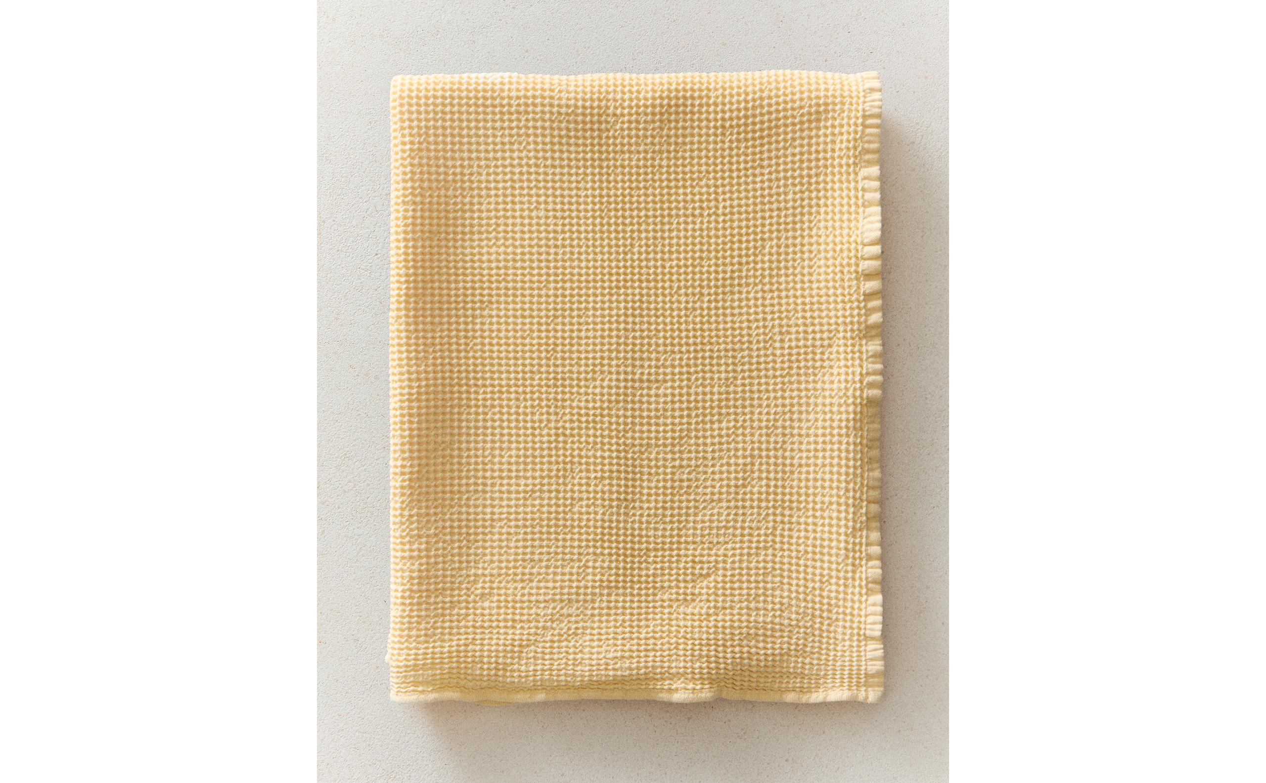 TEXTURED WAFFLE-KNIT BATH TOWEL product thumbnail 9