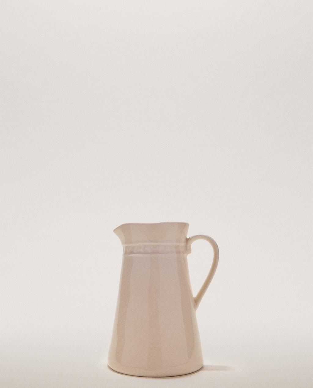 PICHET POT À LAIT RELIEF GRÈS