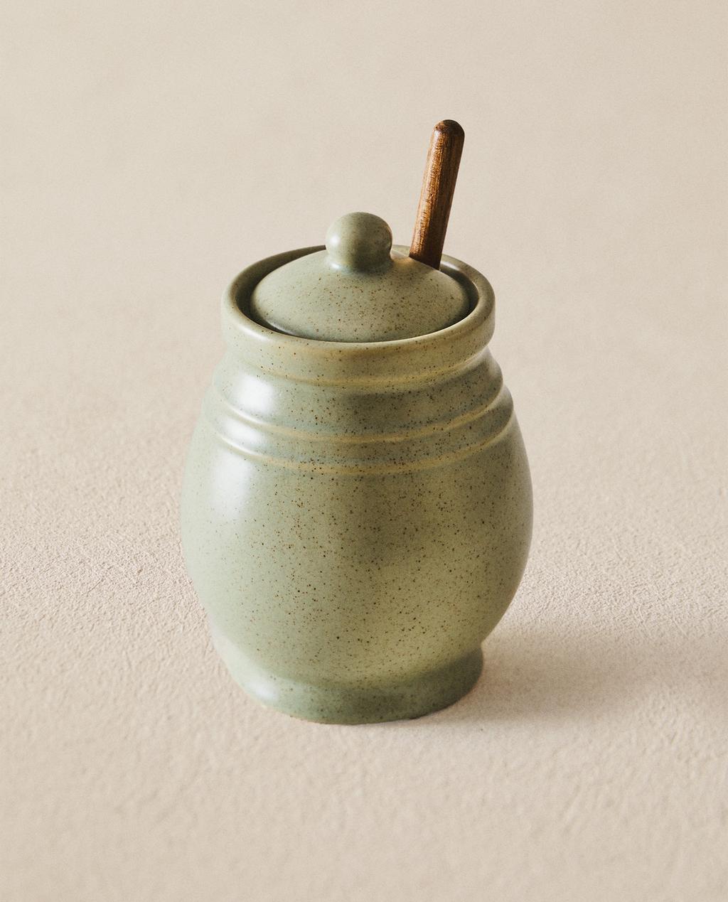 SERAMİK BAL KASESİ TATLI KAŞIĞI