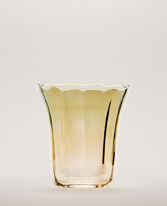 FLARED GLASS TUMBLER FLARED GLASS TUMBLER