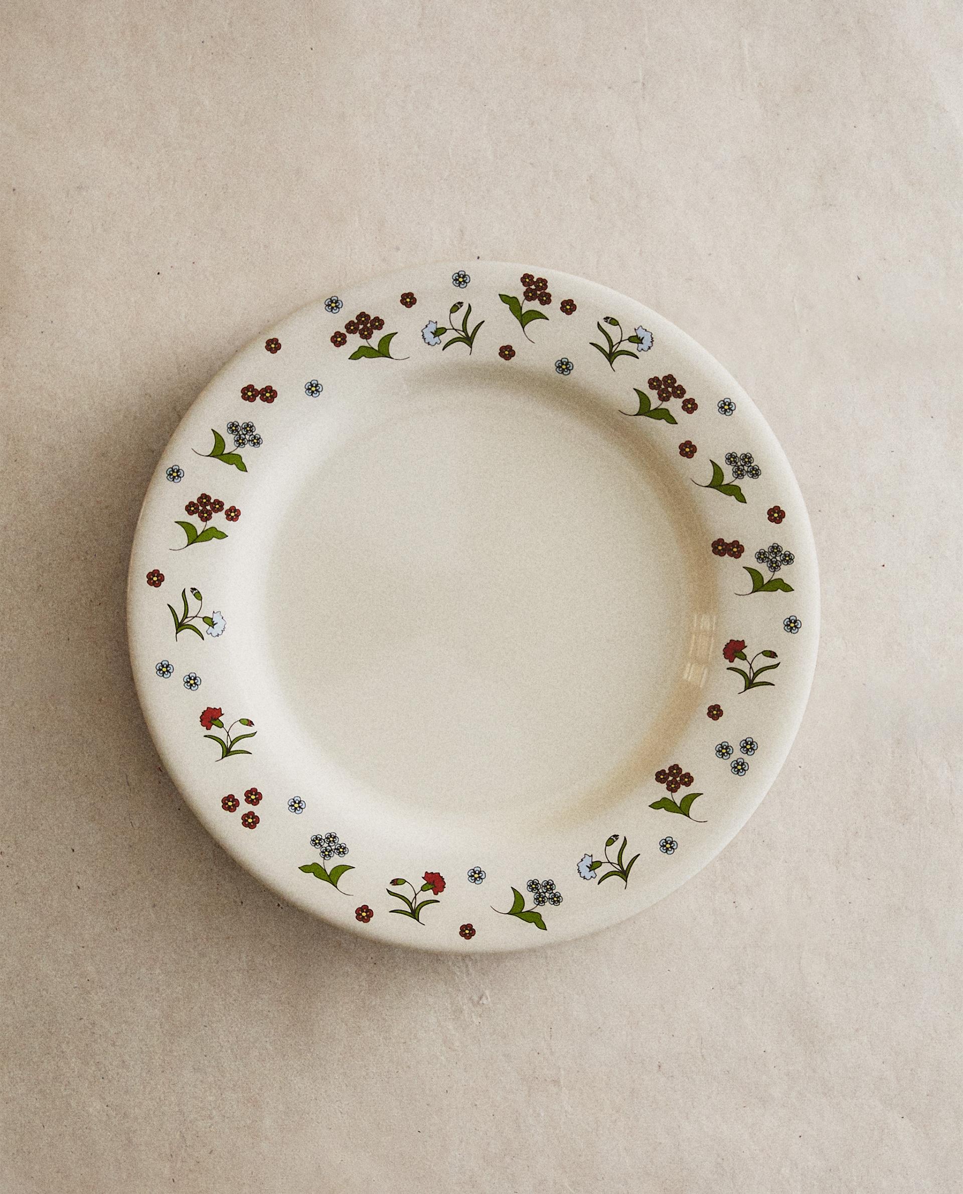 PLATO INFANTIL GRES FLORAL PLATO INFANTIL GRES FLORAL