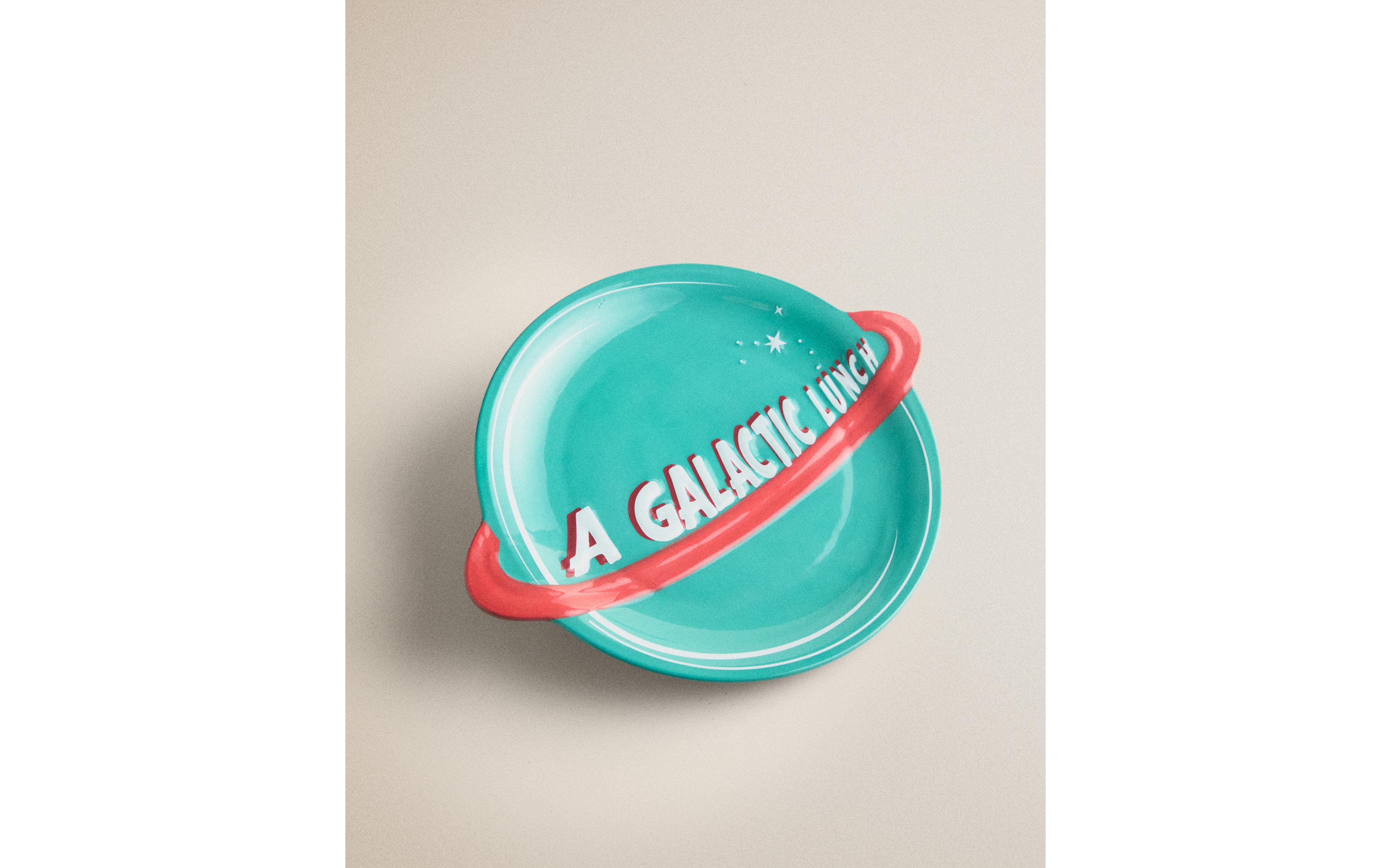 CHILDREN'S STONEWARE SPACE PLATE product thumbnail 9