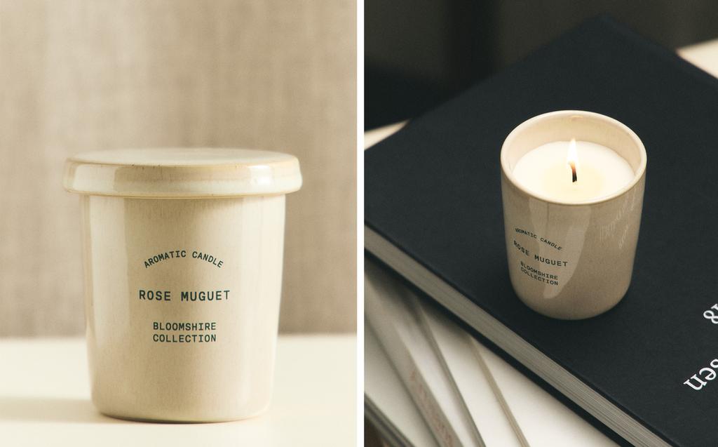 (170 G) ROSE MUGUET SCENTED CANDLE
