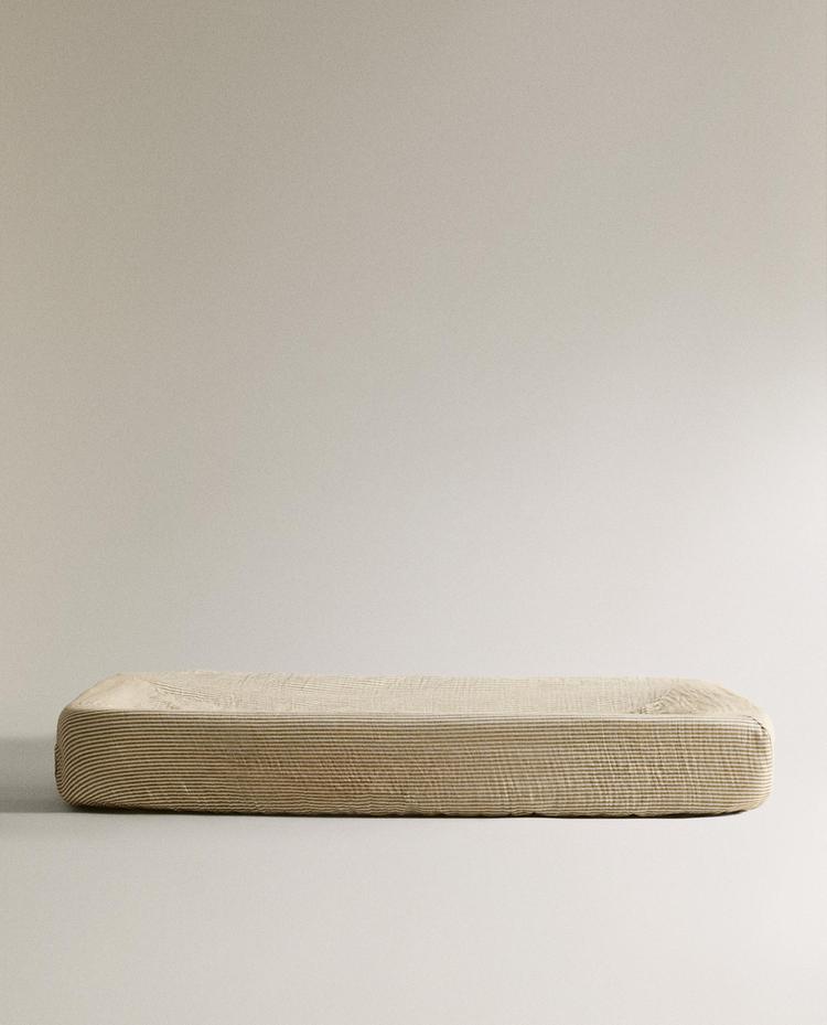 GESTREEPTE MOUSSELINE HOES VOOR VERSCHOONKUSSEN GESTREEPTE MOUSSELINE HOES VOOR VERSCHOONKUSSEN