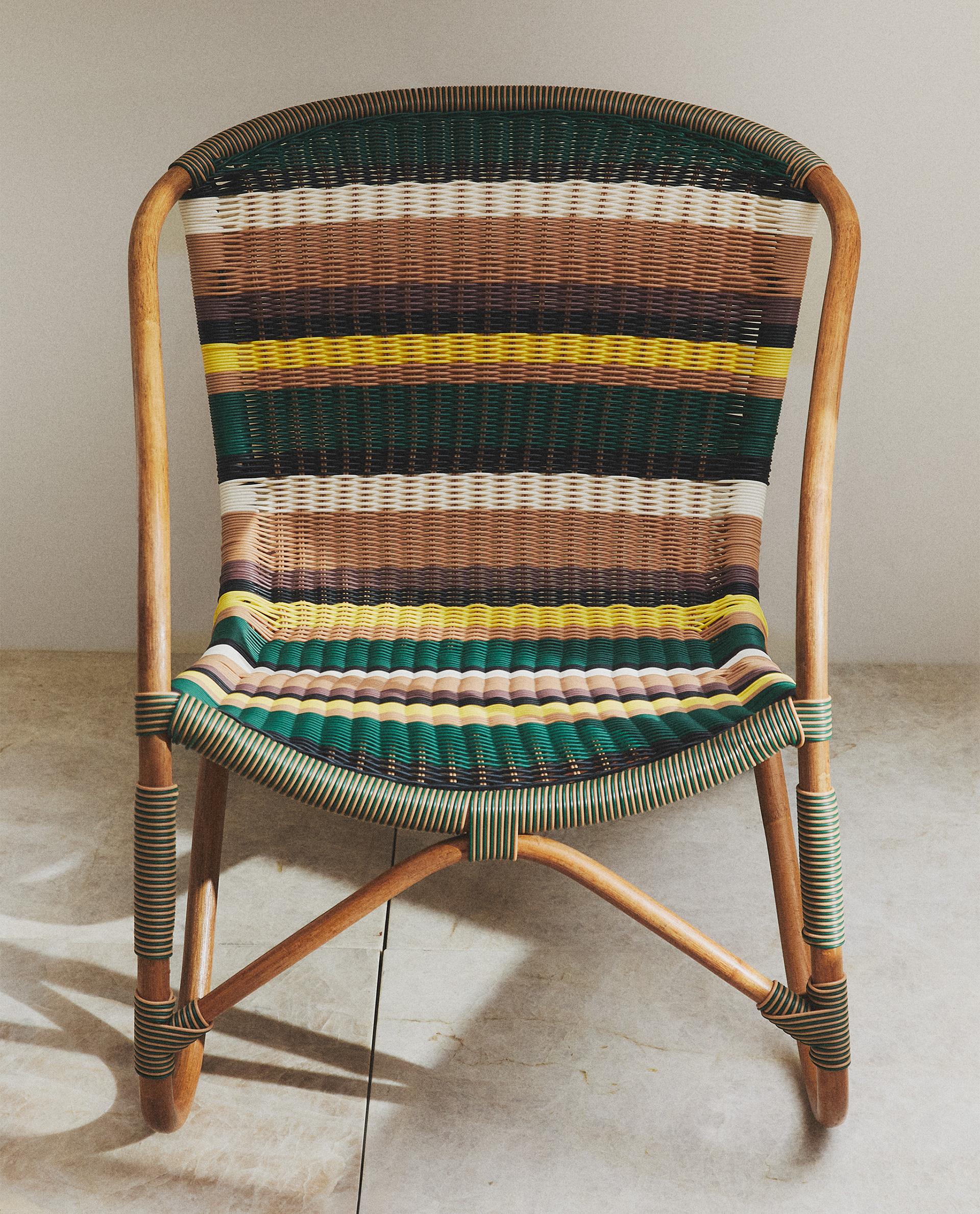 MULTICOLOR WOVEN CHAIR | Zara Home United States of America