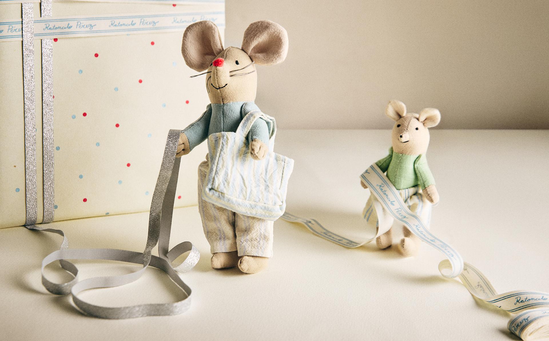 CINTA REGALO Y PELUCHE RATONCITO PÉREZ