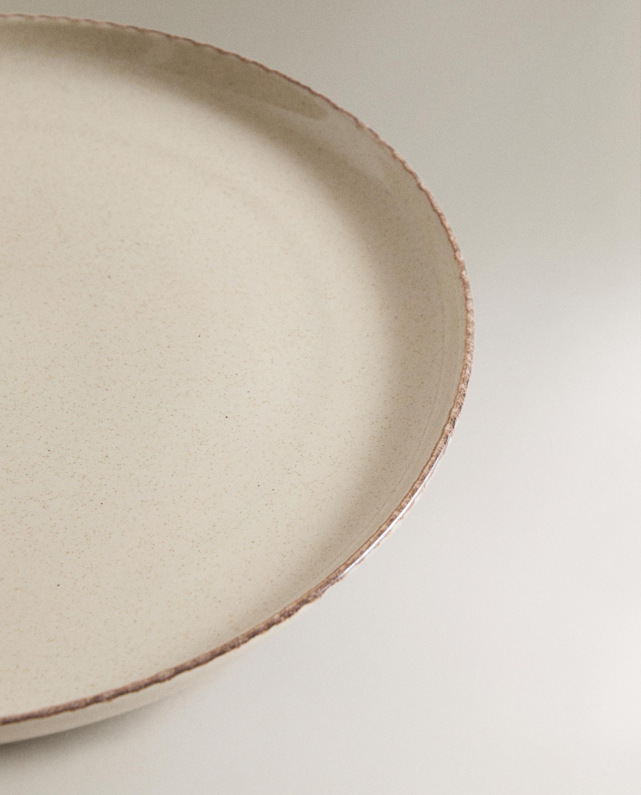 ANTIQUE FINISH STONEWARE DINNER SET WITH RIM product thumbnail 8