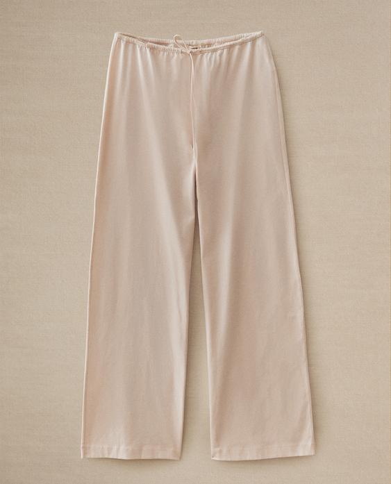 بنطلون قطن برباط