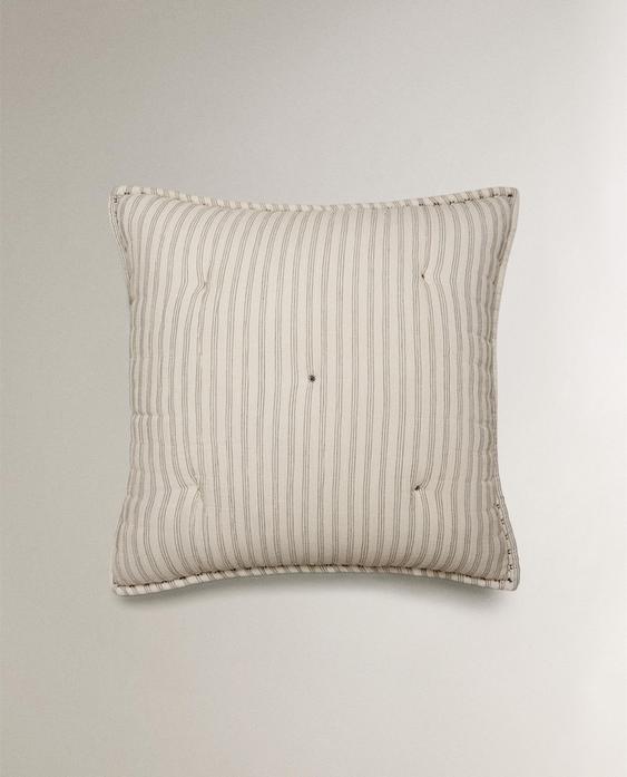 VAIKIŠKAS DYGSNIUOTAS DEKORATYVINĖS PAGALVĖLĖS UŽVALKALAS SU SIAURAIS DRYŽIAIS