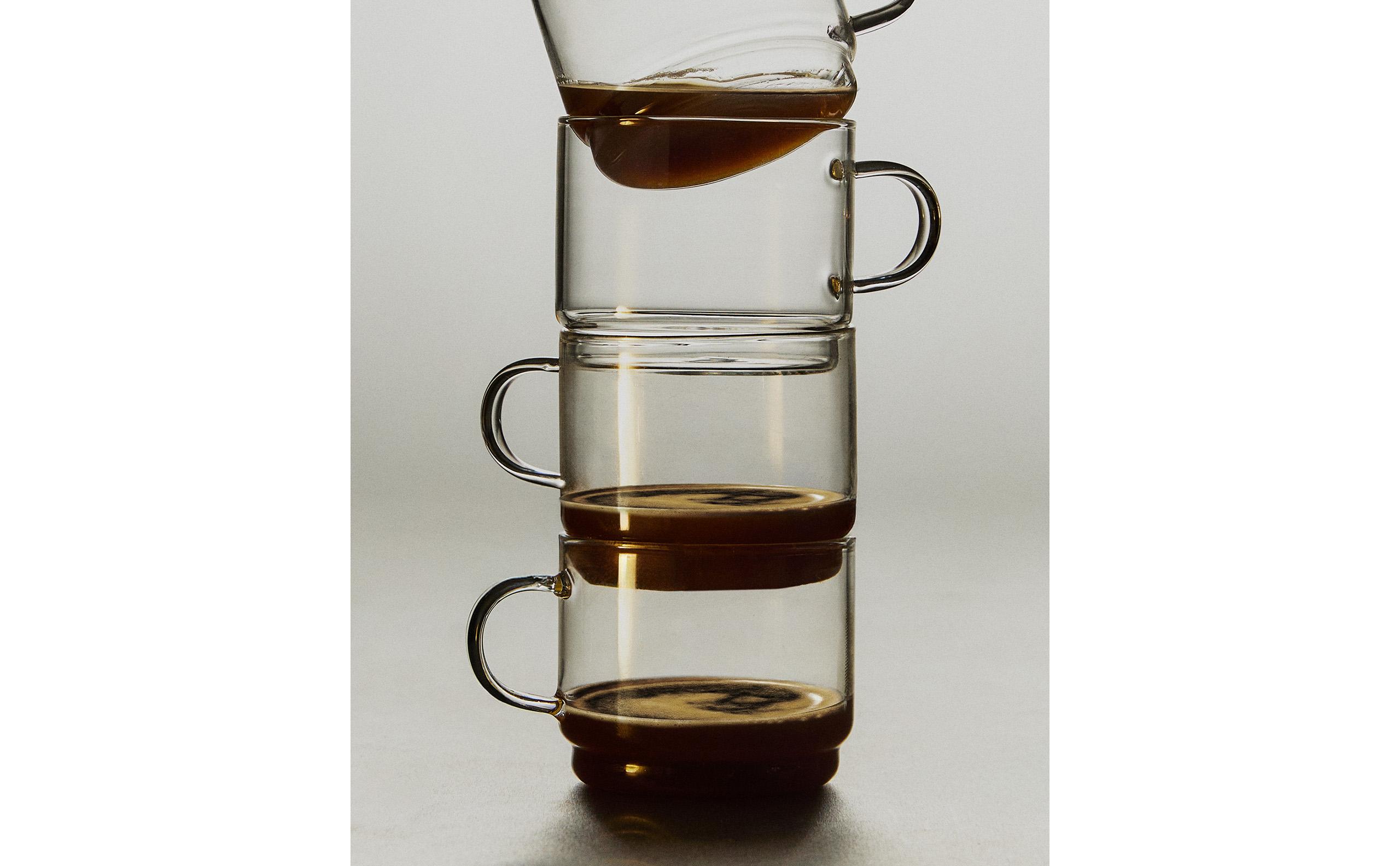 BOROSILICATE GLASS CUP TOWER (SET OF 4) product thumbnail 10