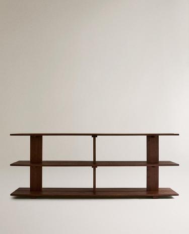 ELM WOOD SHELF WITH THREE SHELVES