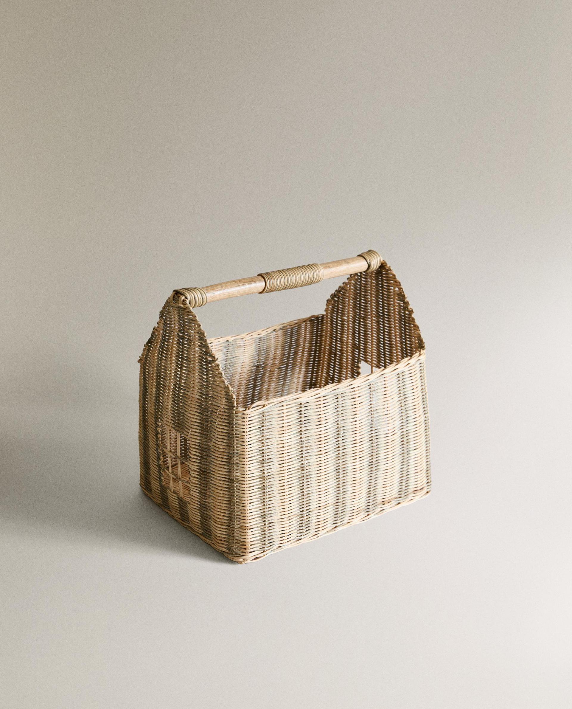 PANIER ENFANT MAISONNETTE RAYURES PANIER ENFANT MAISONNETTE RAYURES