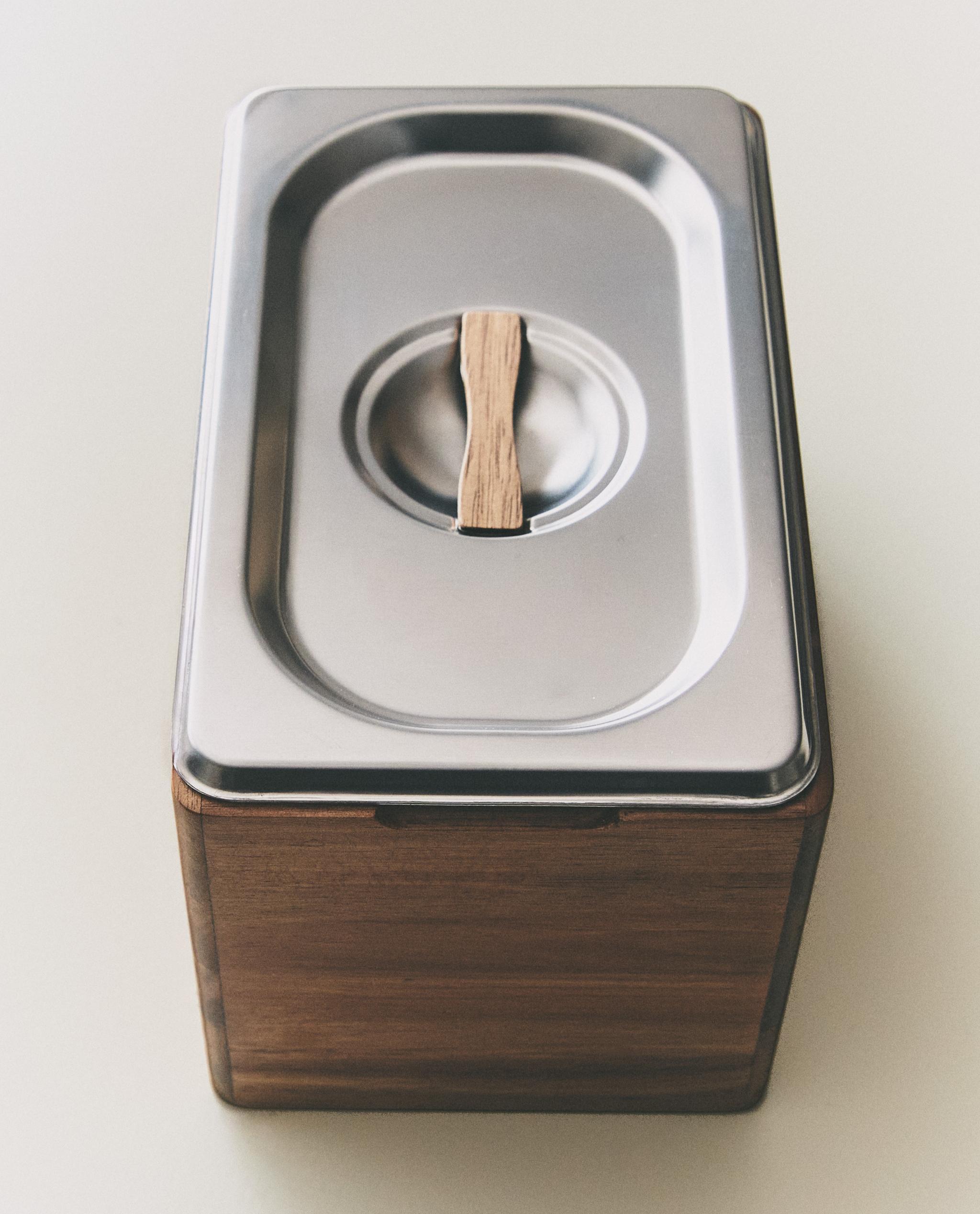 STEEL WOODEN ICE CREAM CONTAINER product thumbnail 9