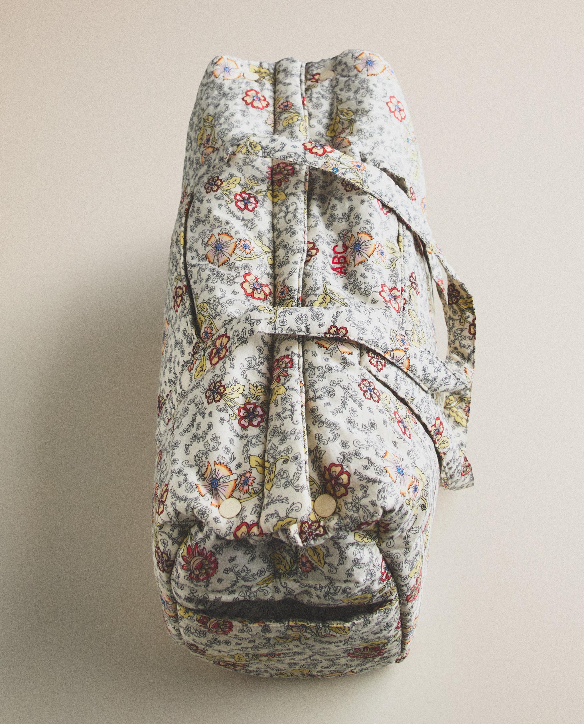 FLORAL COTTON MATERNITY BAG product thumbnail 13