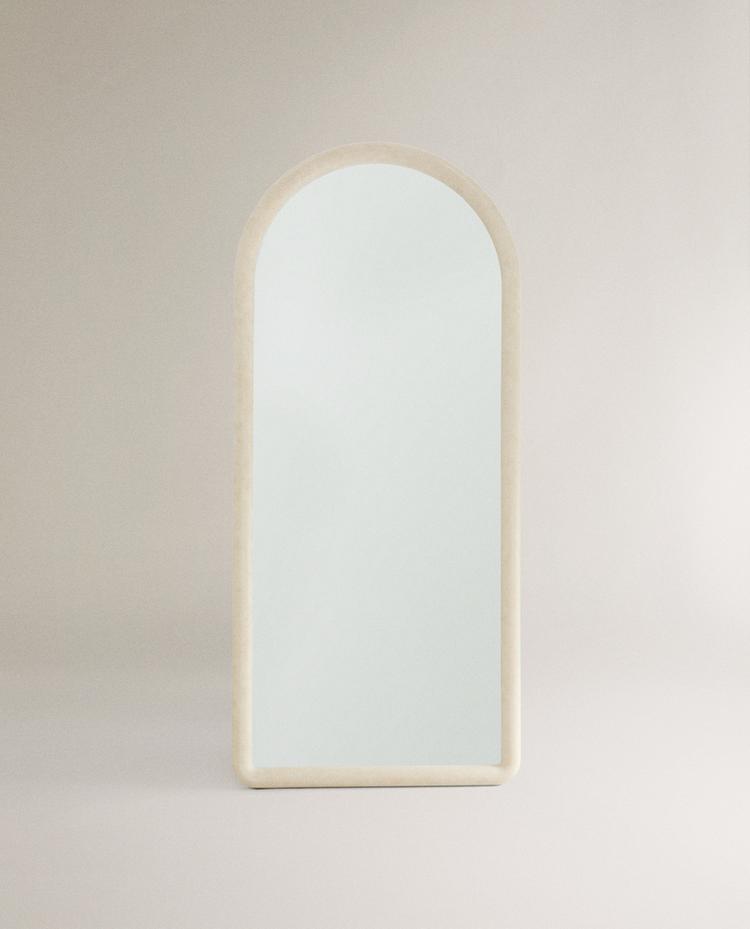 FULL LENGTH MIRROR WITH WOODEN ARCH