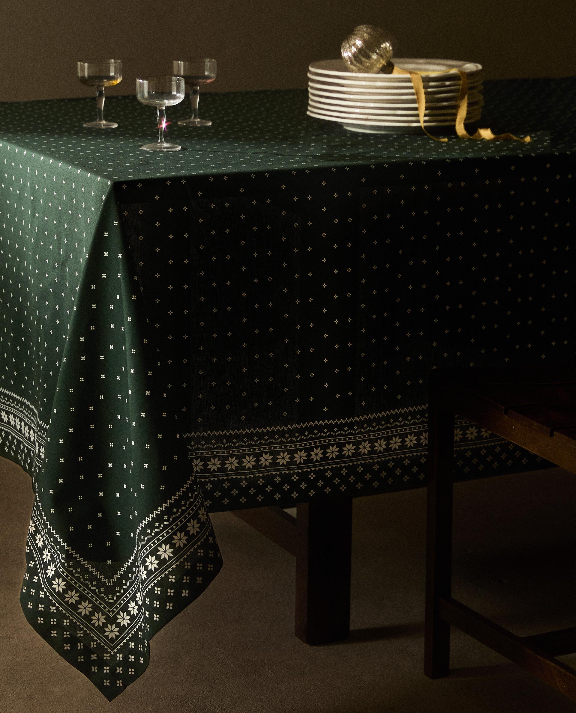 コットン ウィンター クリスマス テーブルクロス | Zara Home 日本/Japan