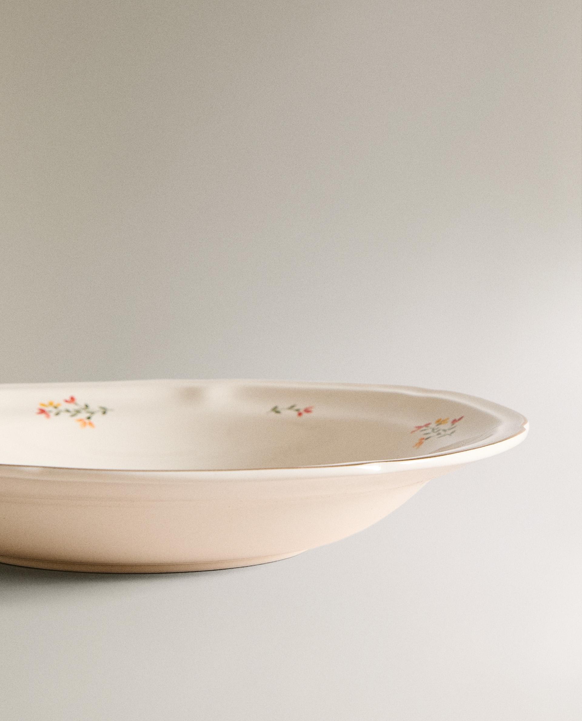 FLORAL PORCELAIN SOUP PLATE product thumbnail 8
