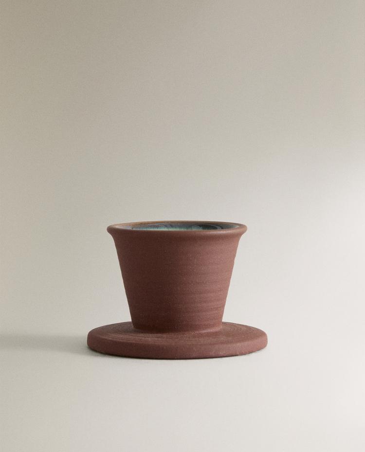 TERRACOTTA CANDLEHOLDER