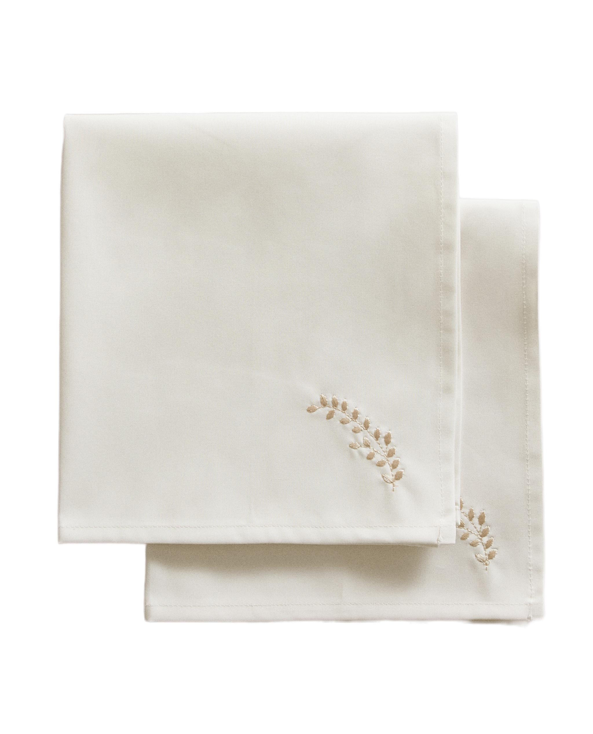 PACK OF PLANT EMBROIDERY NAPKINS (PACK OF 2) product thumbnail 17
