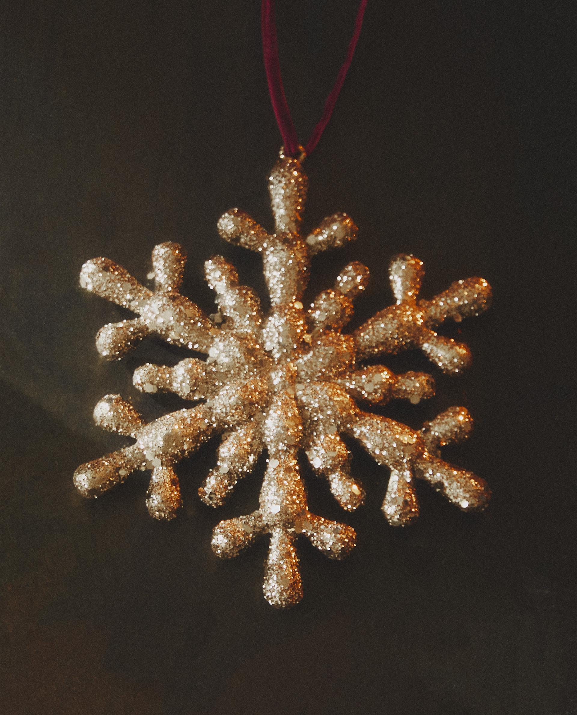 クリスマス 雪の結晶 キラキラ オーナメント | Zara Home 日本/Japan