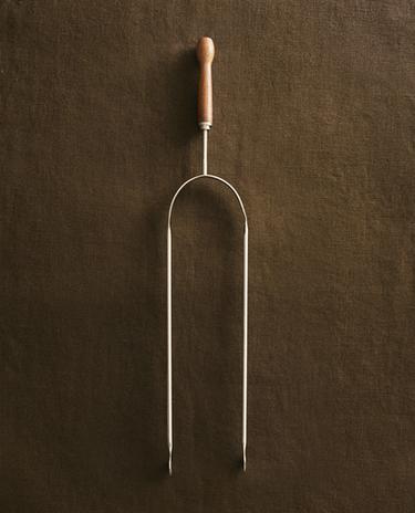 STEEL FIREPLACE TONGS
