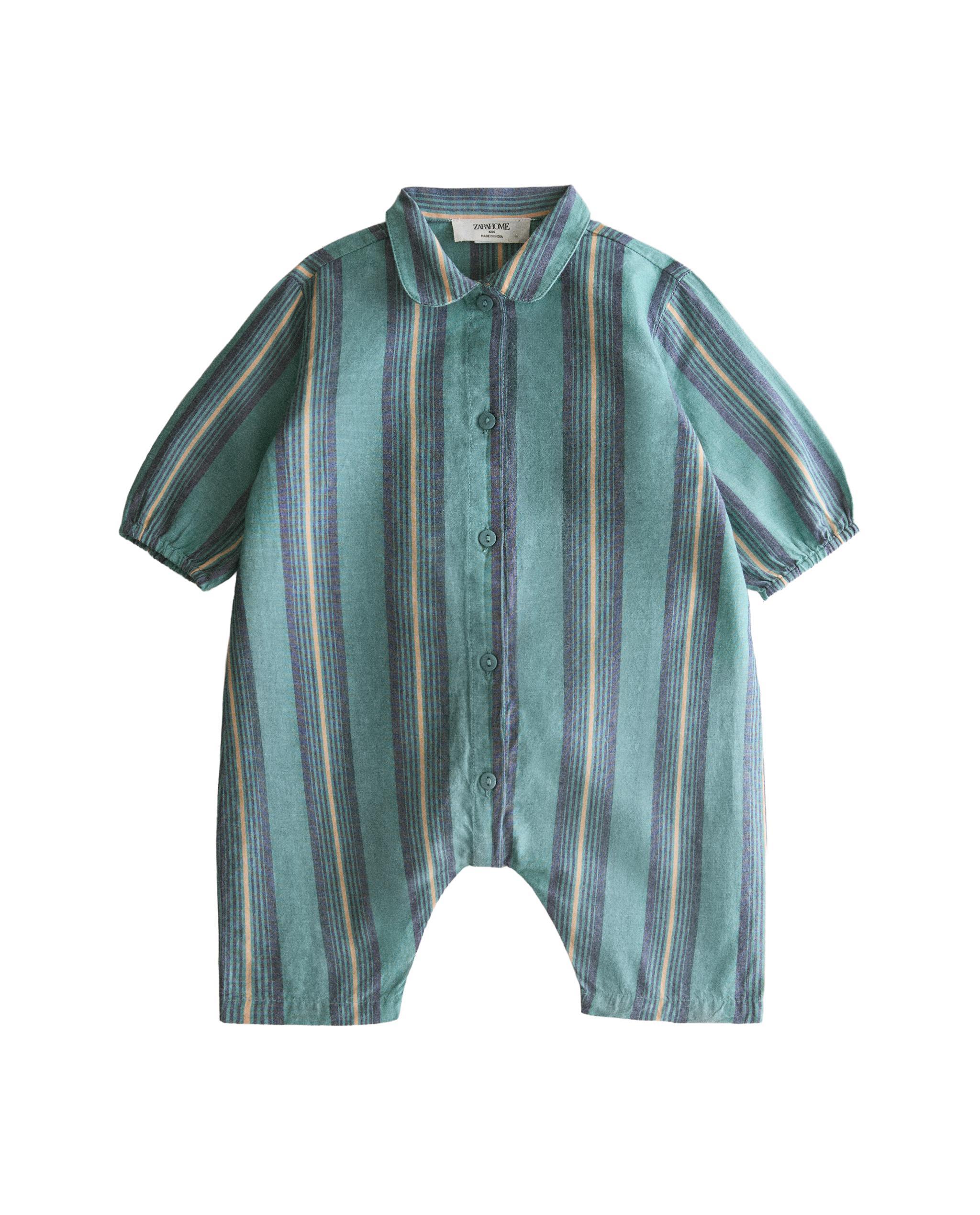 STRIPED BABY ROMPER product thumbnail 5