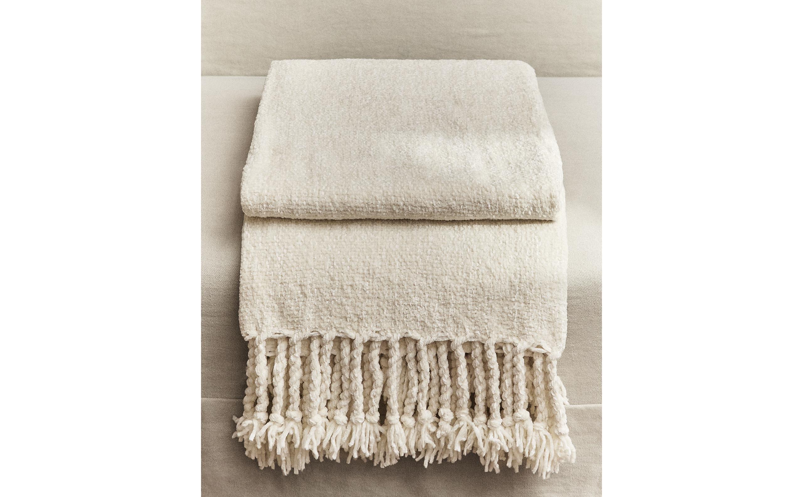 CHUNKY CHENILLE THROW