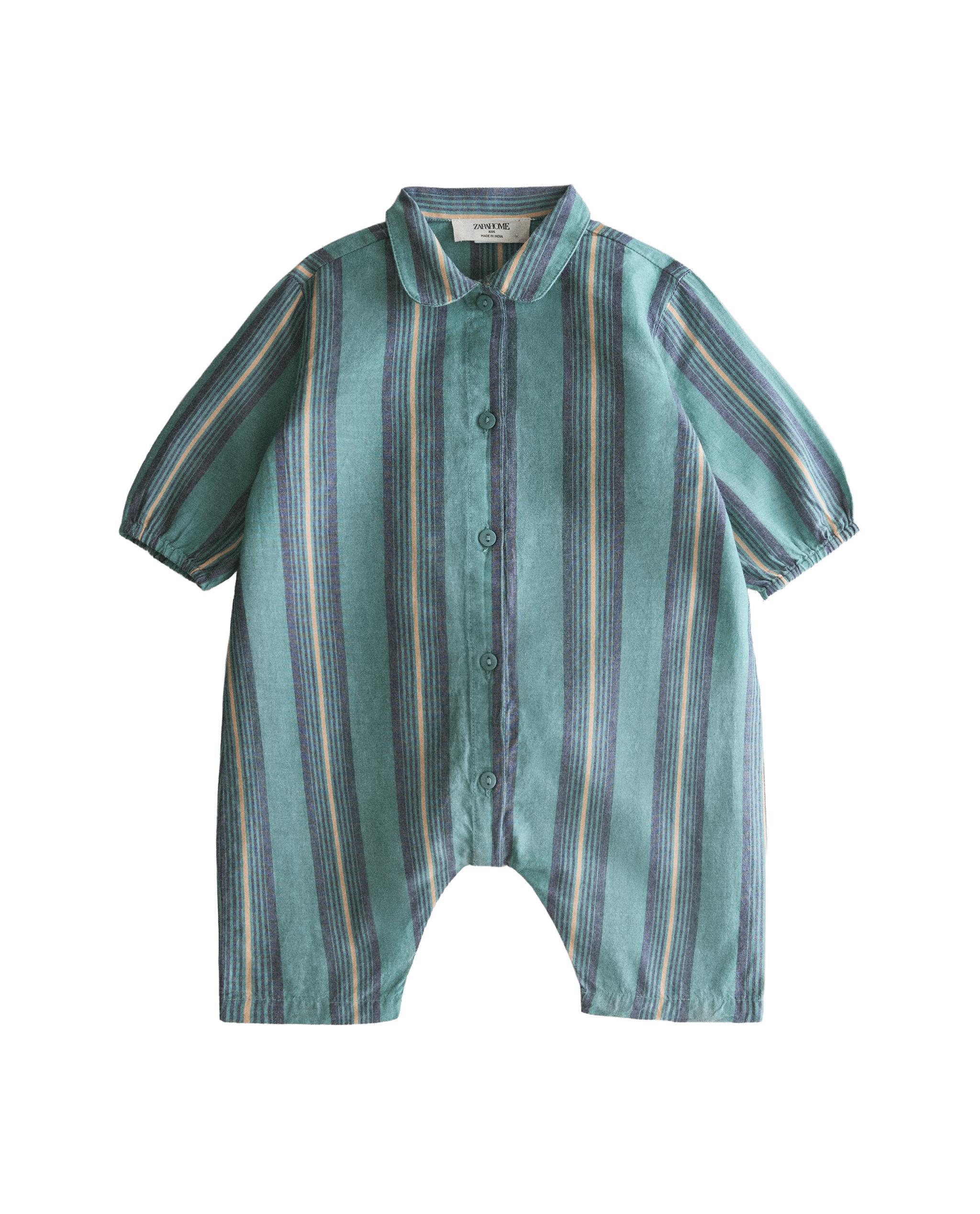 STRIPED BABY ROMPER product thumbnail 8