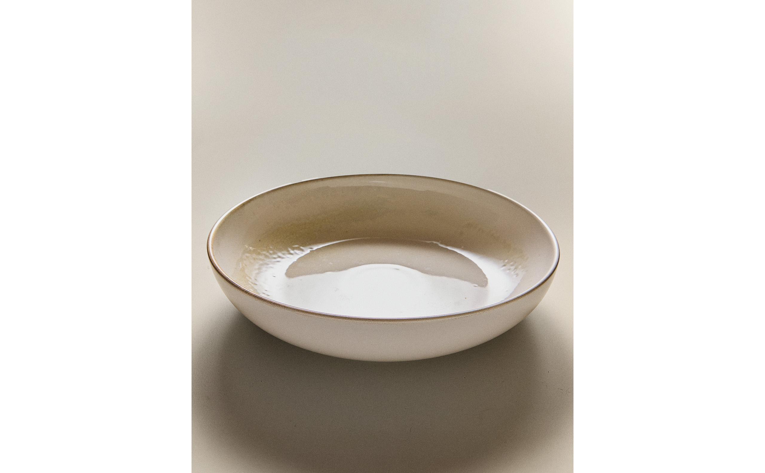 LARGE ECRU SALAD BOWL product thumbnail 6