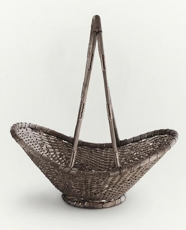 WOVEN METAL BASKET HIGH I COLIN KING