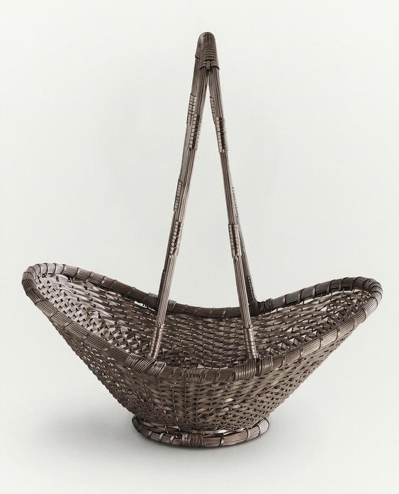 WOVEN METAL BASKET HIGH I COLIN KING