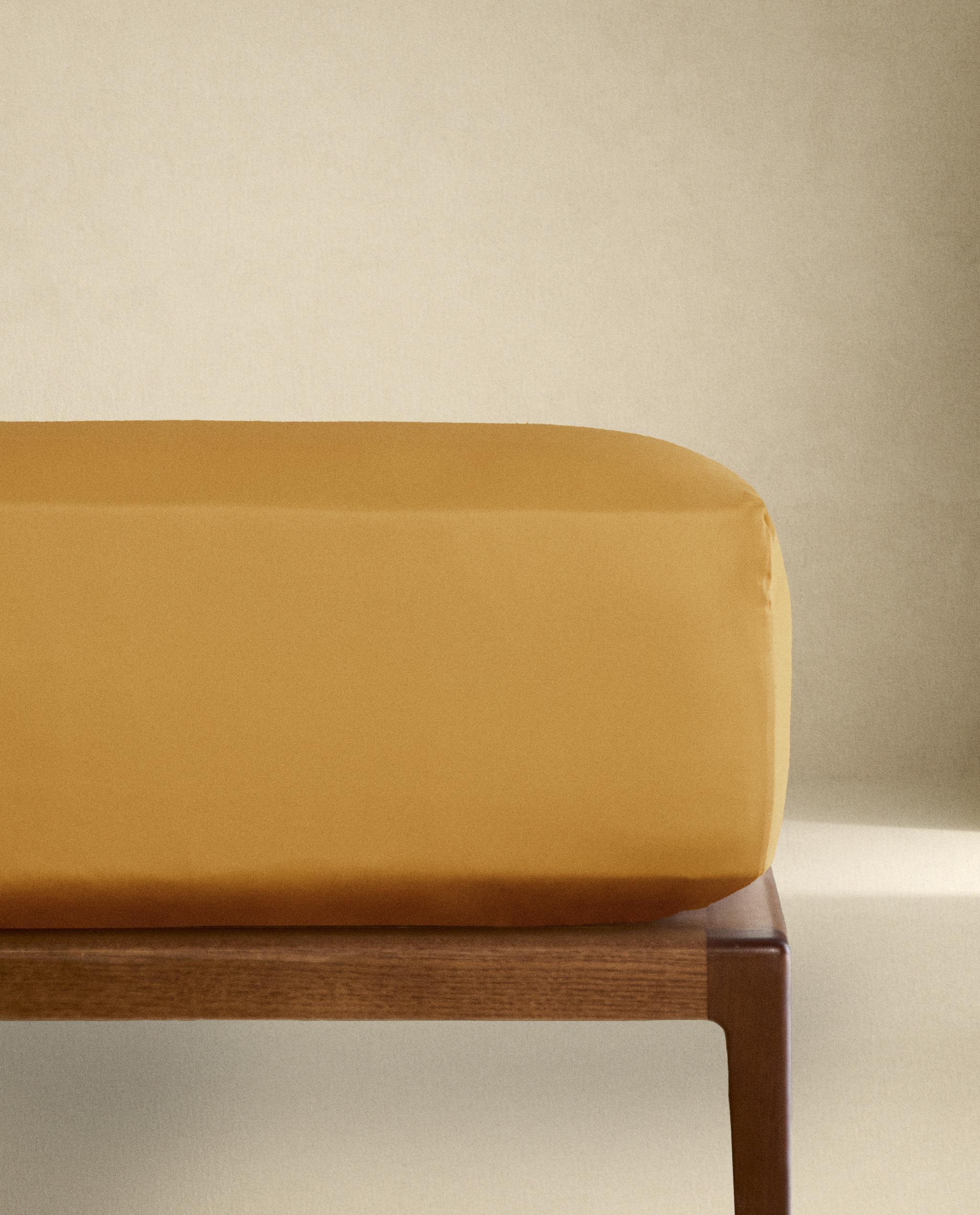 サテン ボックスシーツ | 高さ40CM（300スレッド） | Zara Home