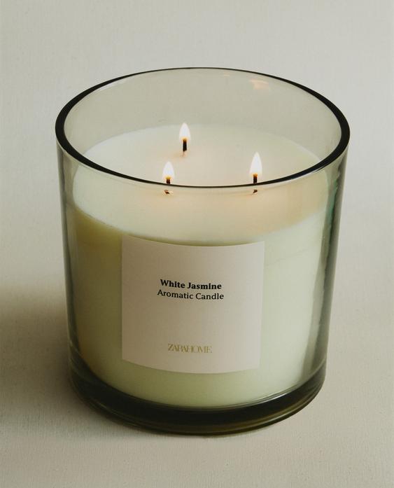 (620 G) BOUGIE PARFUMÉE WHITE JASMINE
