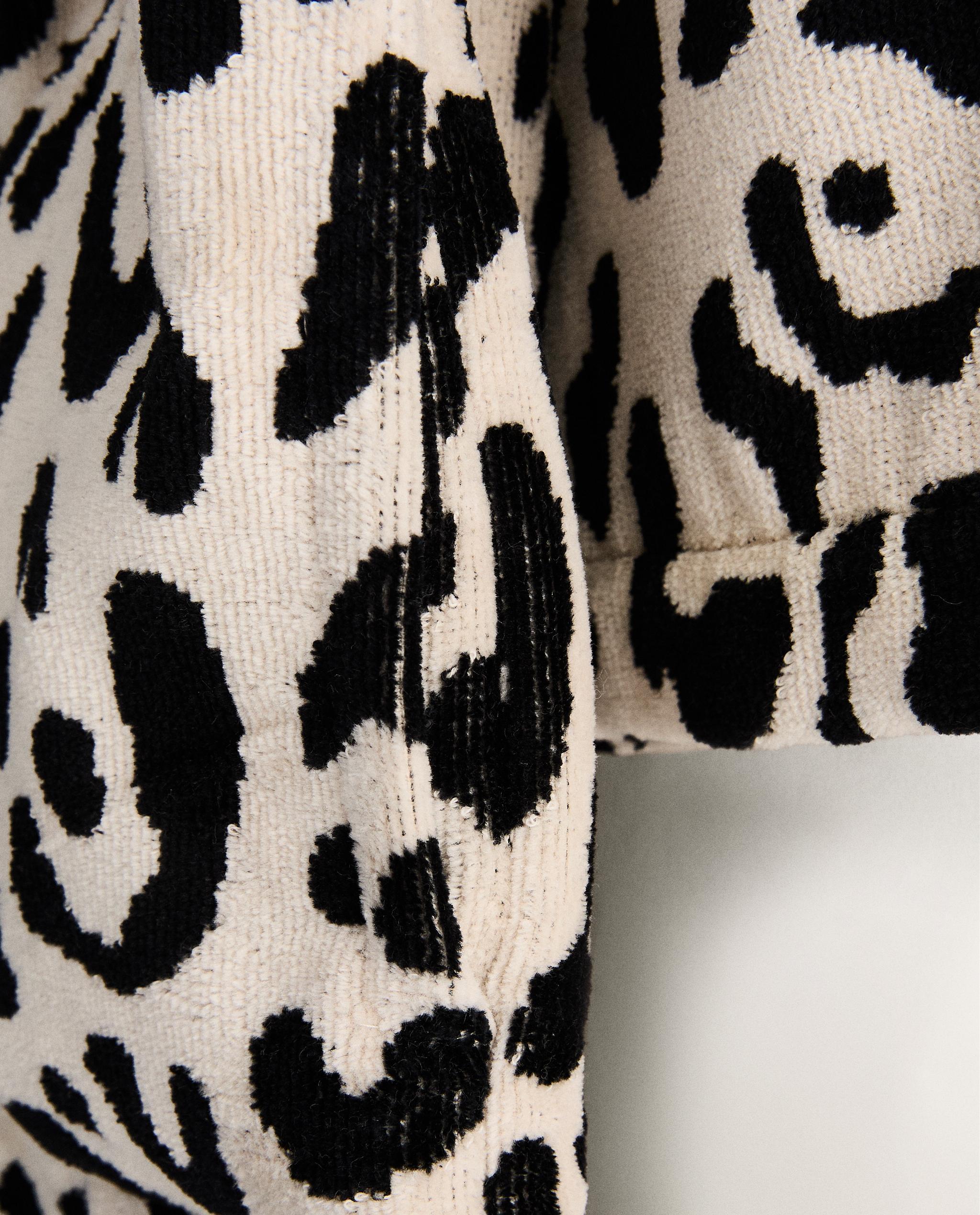 ANIMAL PRINT VELOUR DRESSING GOWN product thumbnail 3