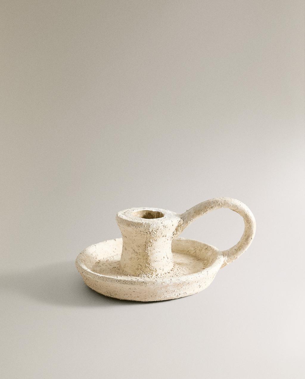 CLAY CANDLESTICK