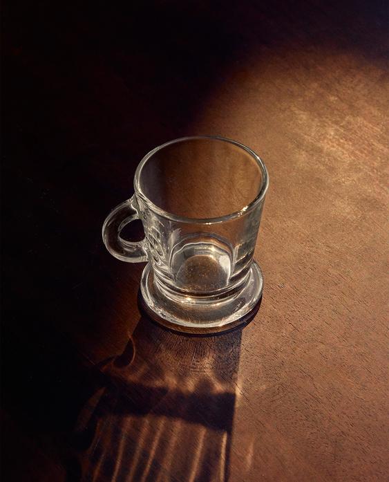 TRANSPARENT GLASS ESPRESSO CUP