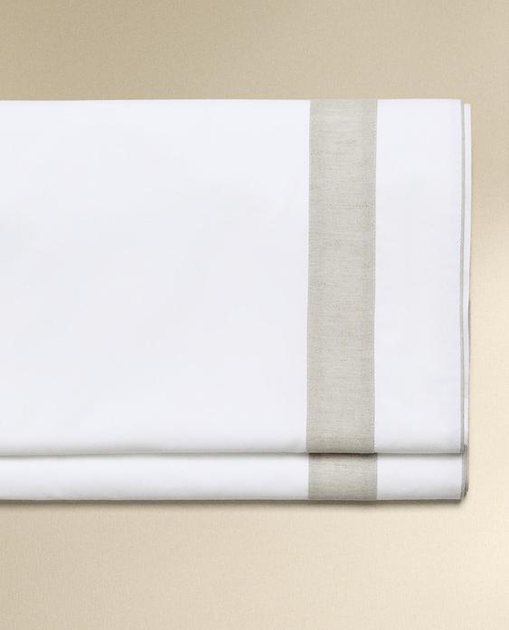 COTTON FLAT SHEET WITH BORDER COTTON FLAT SHEET WITH BORDER