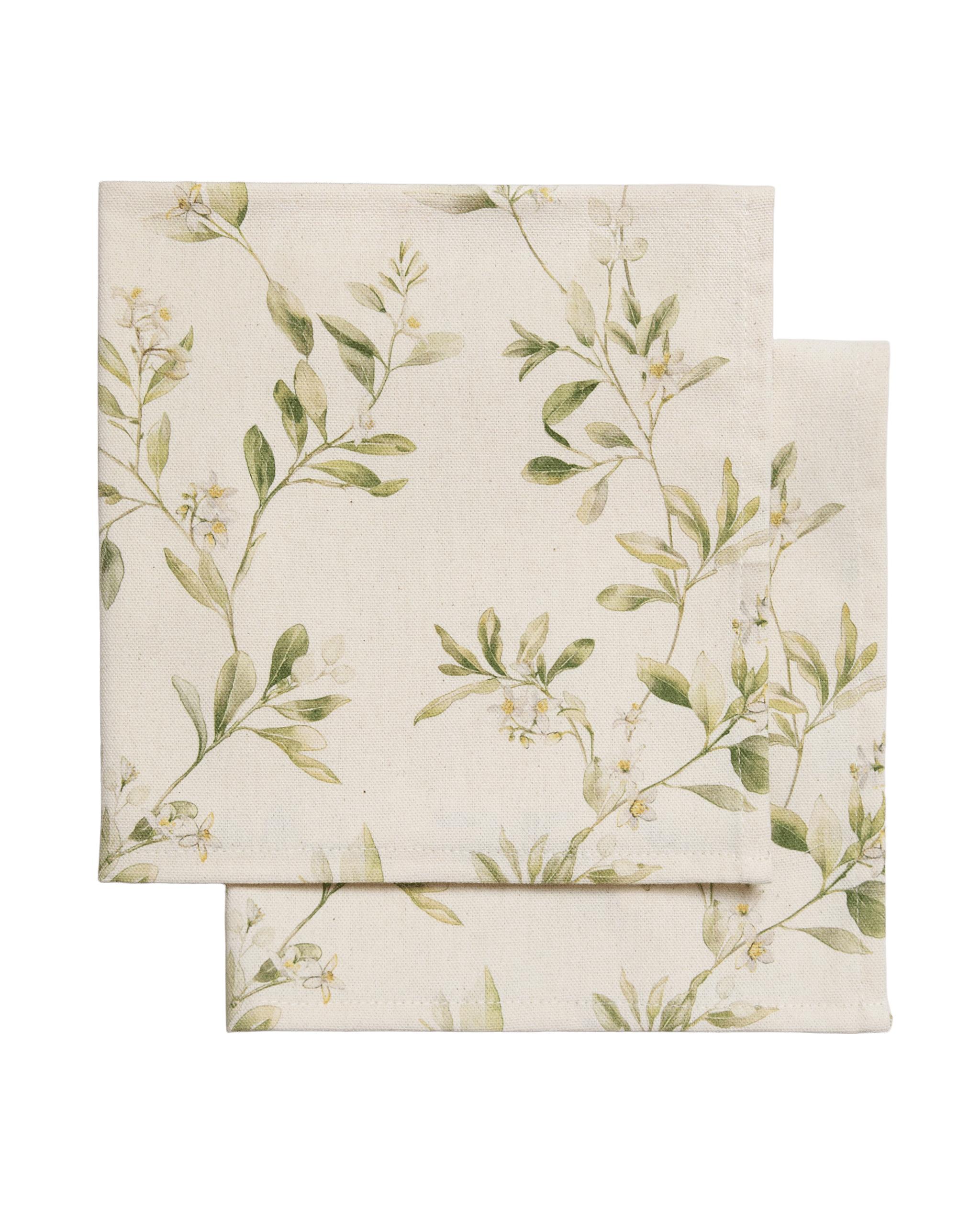 PACK OF BRANCH AND FLORAL PRINT NAPKINS (PACK OF 2) product thumbnail 8